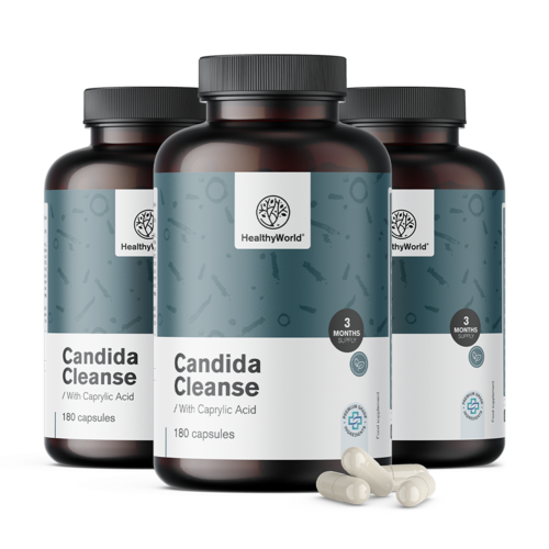 3x Candida Cleanse, общо 540 капсули