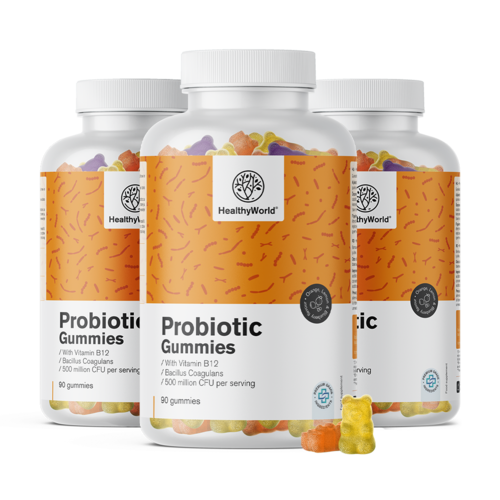 3x Probiotic – бонбони с микробиологични култури, общо 270 гумени бонбона